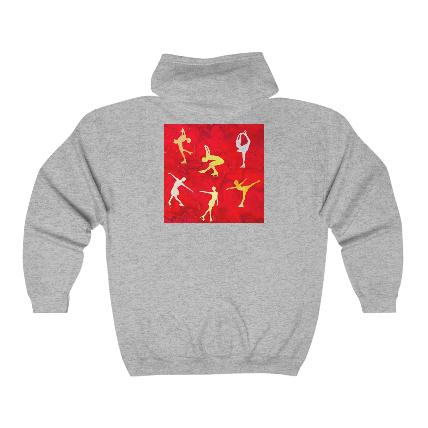 Figure skating Hoodie zip up sweatshirt