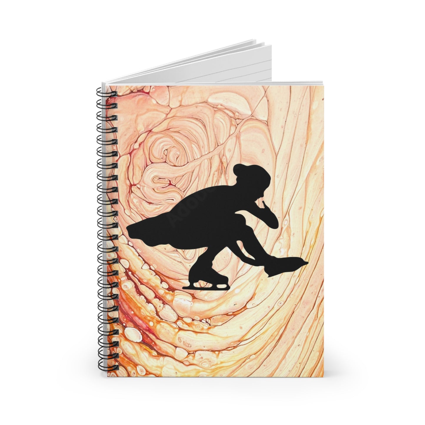 Figure skating Notebook - Ruled Line