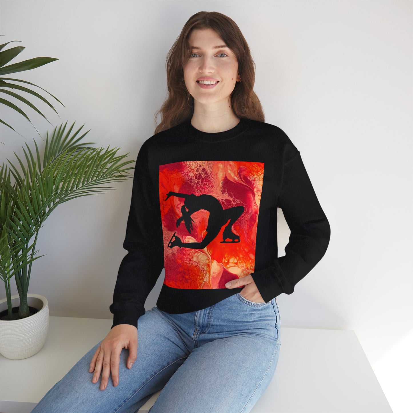 Unisex Figure Skating Crewneck Sweatshirt