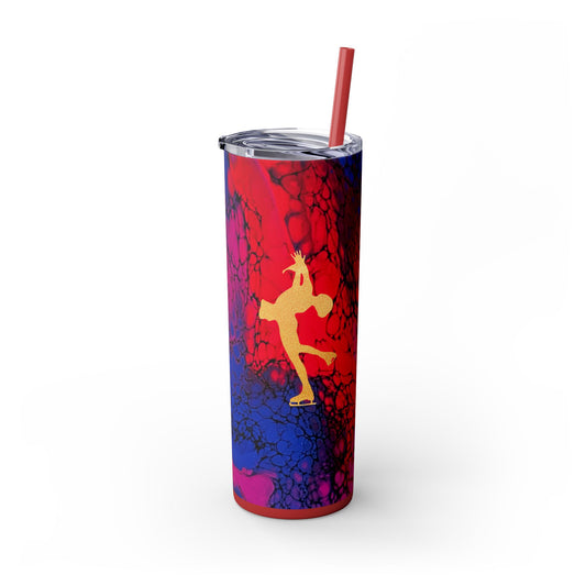 Figure Skating Tumbler, 20oz with straw