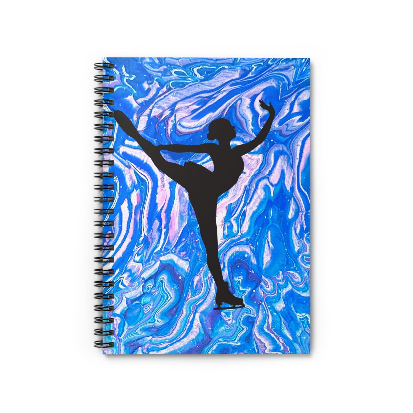 Figure skating Notebook - Ruled Line