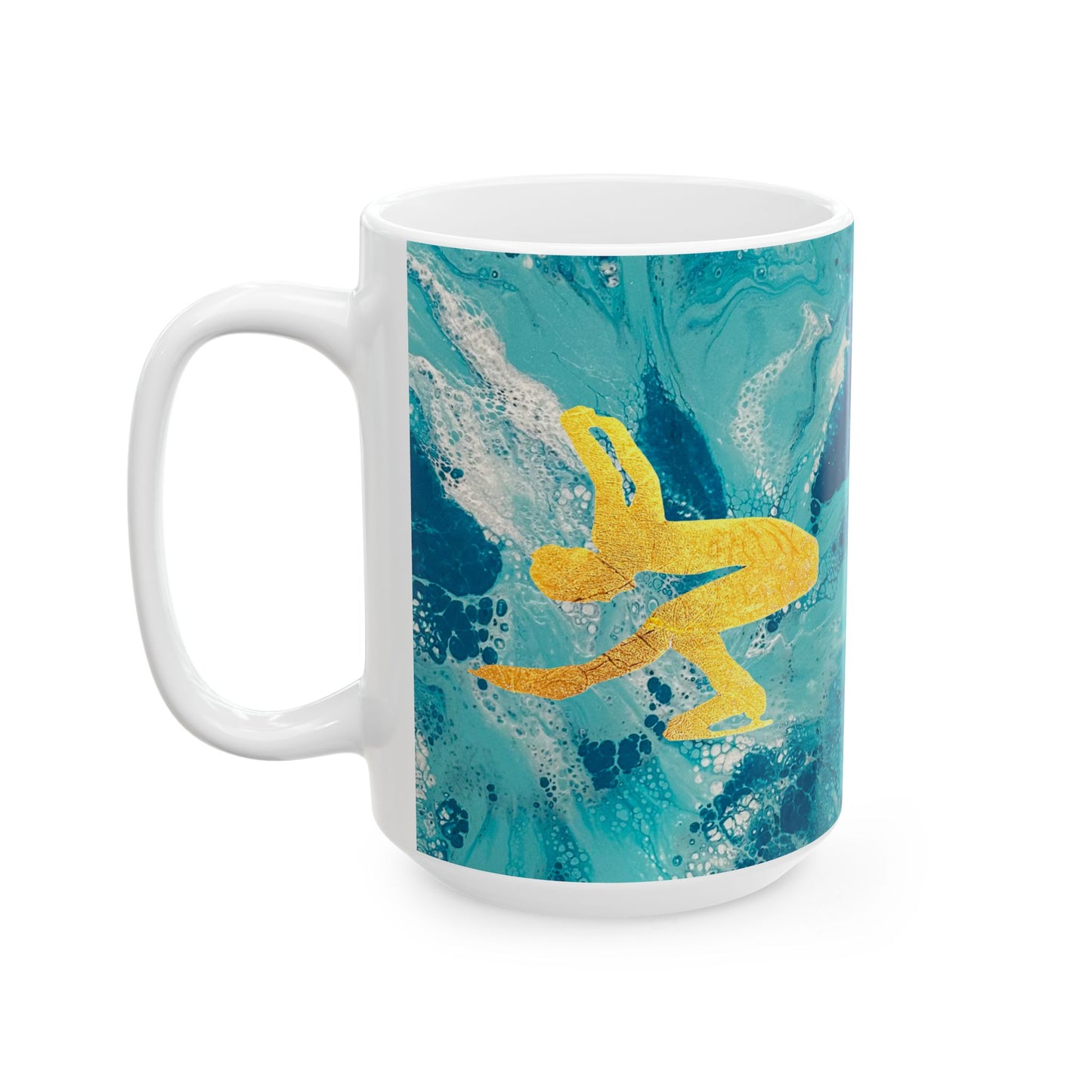 Figure Skating Ceramic Mug, (11oz, 15oz)