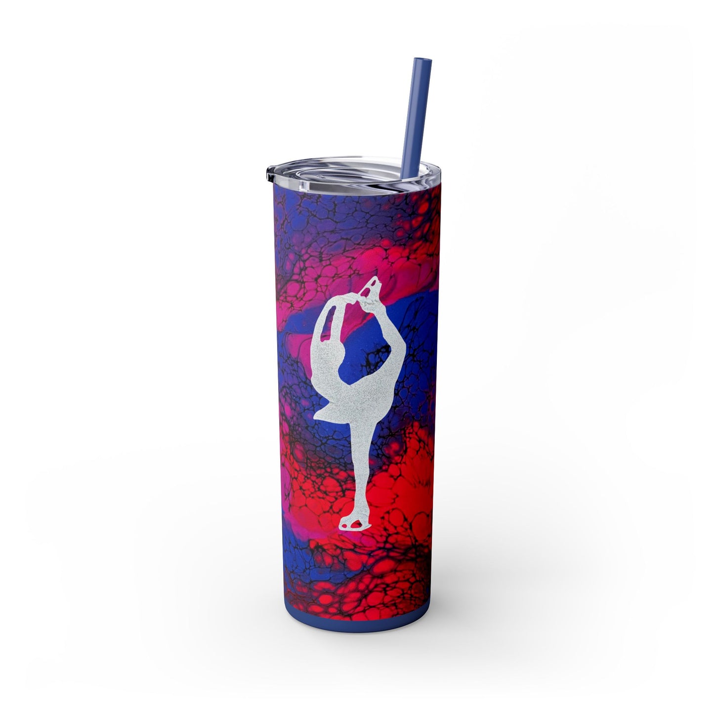 Figure Skating Tumbler, 20oz with straw