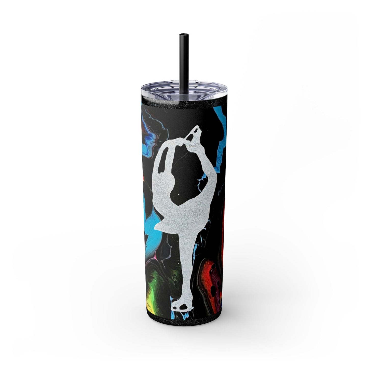 Figure Skating Tumbler, 20oz with straw