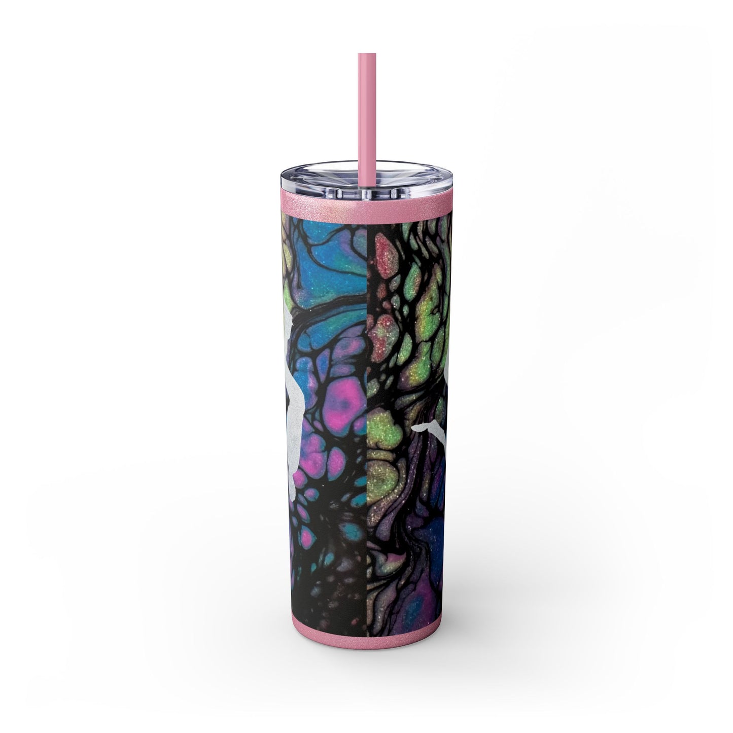 Figure Skating Tumbler,  20oz with straw