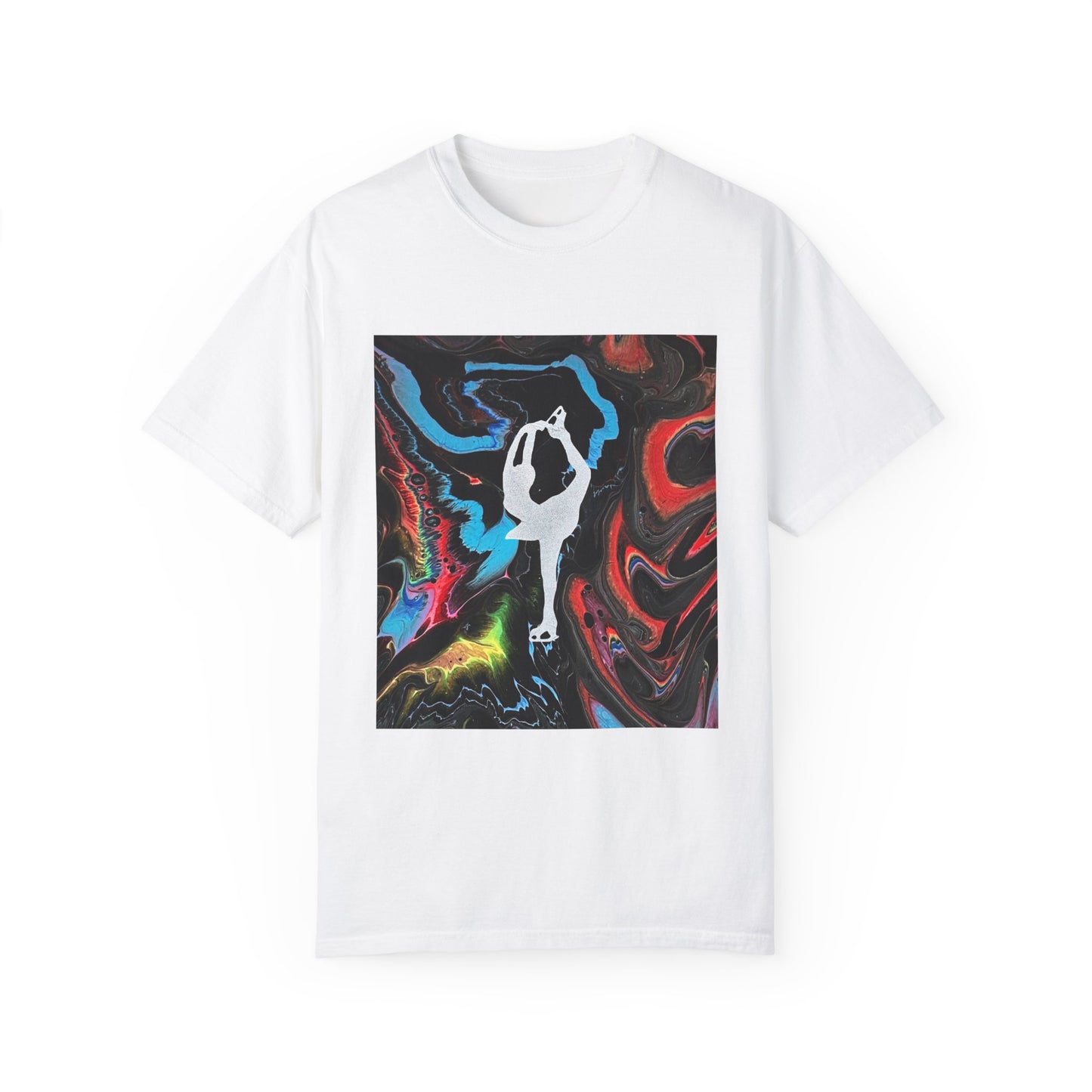 Figure Skating t-shirt,—Unisex Garment-Dyed Tee