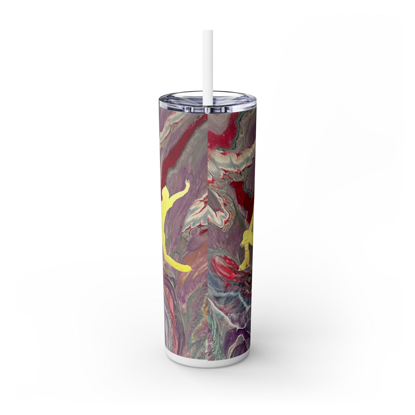 Figure Skating Tumbler, 20oz with straw