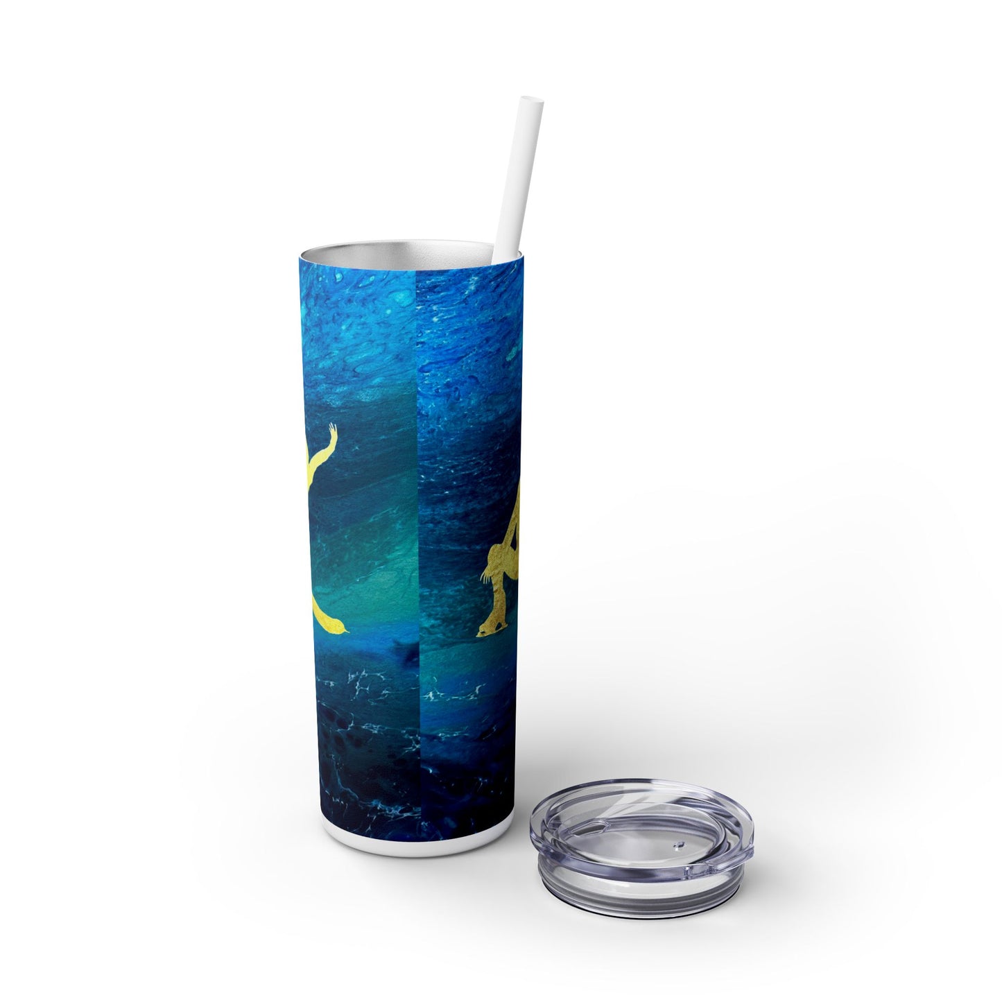 Figure Skating Tumbler, 20oz with straw