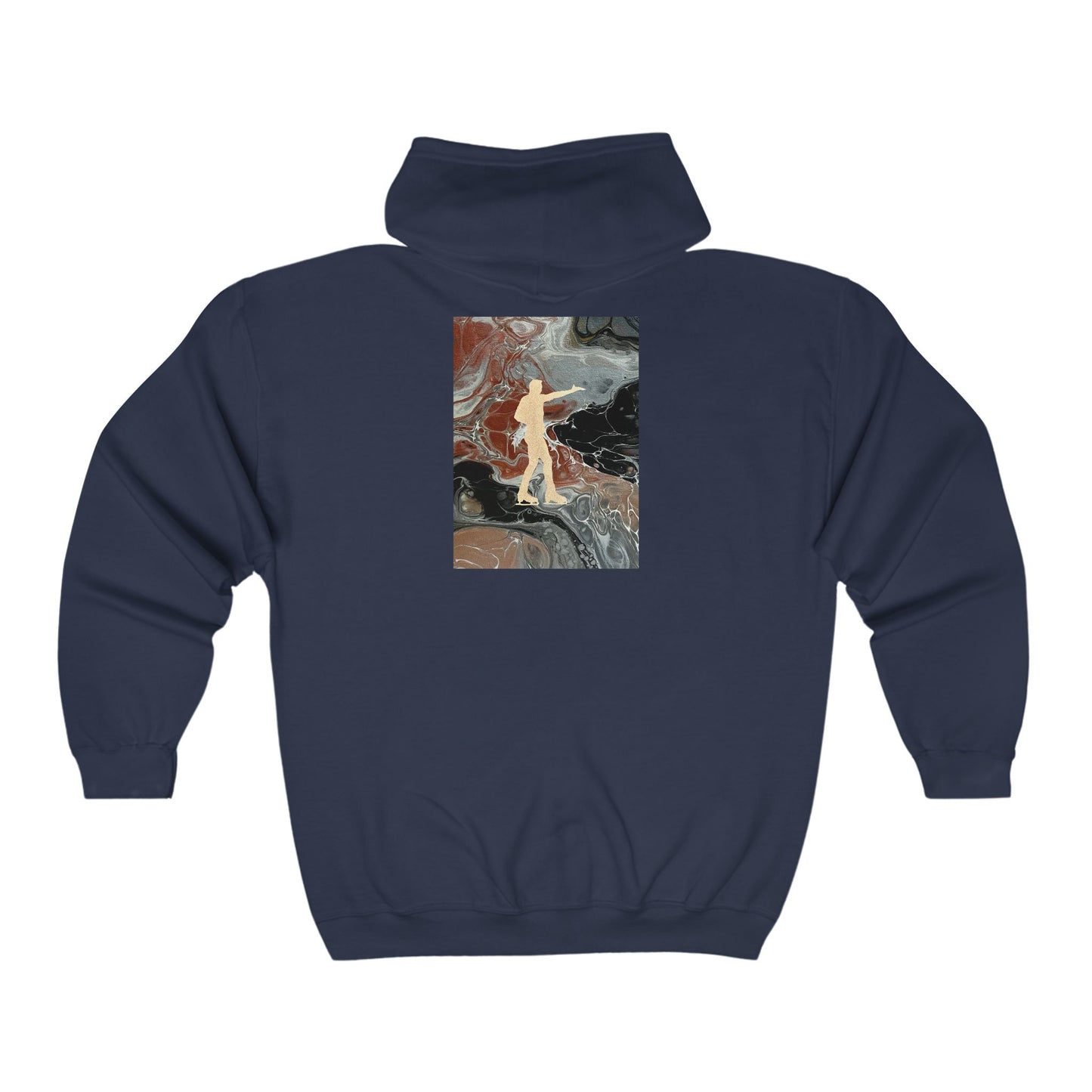 Figure skating Hoodie zip up sweatshirt