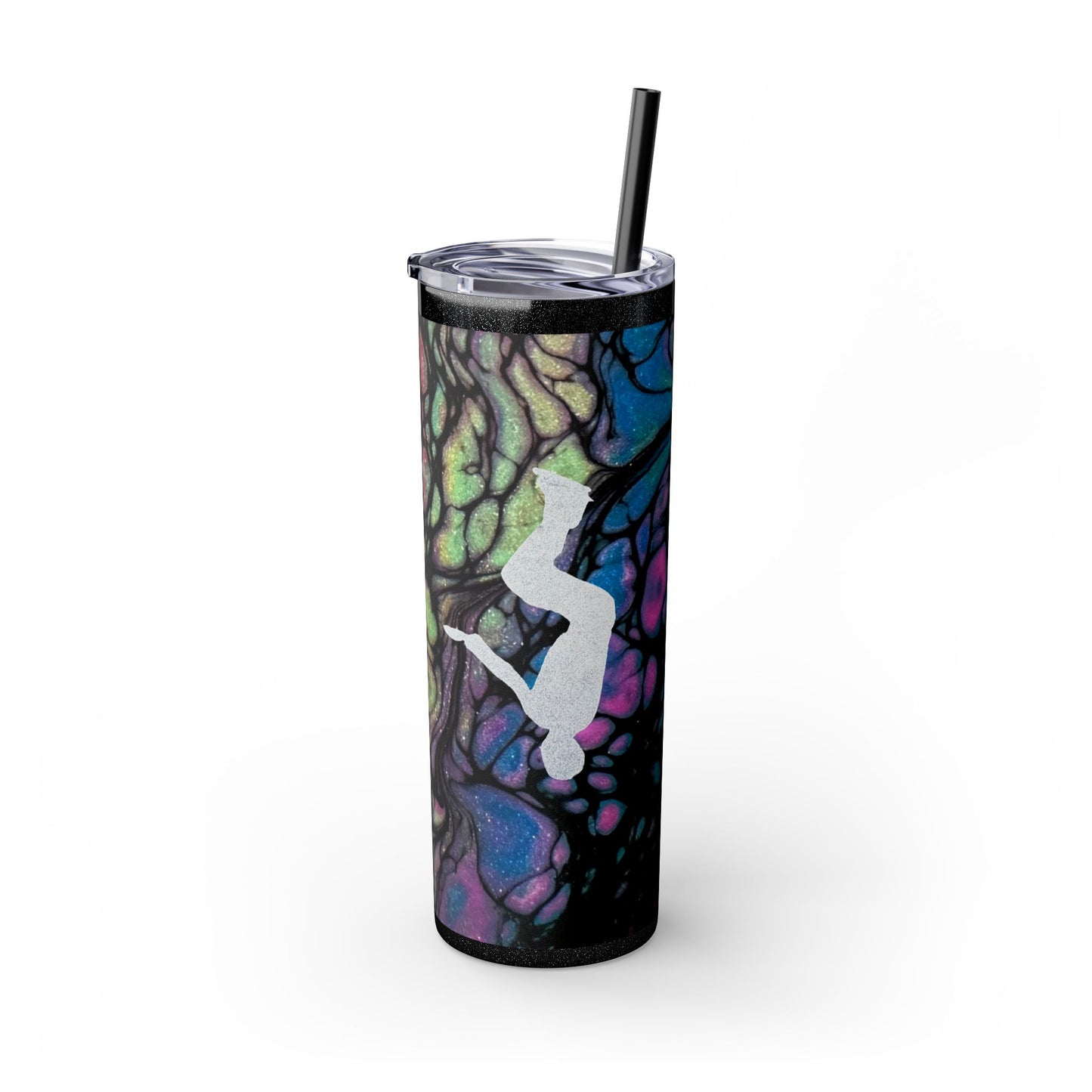Figure Skating Tumbler,  20oz with straw