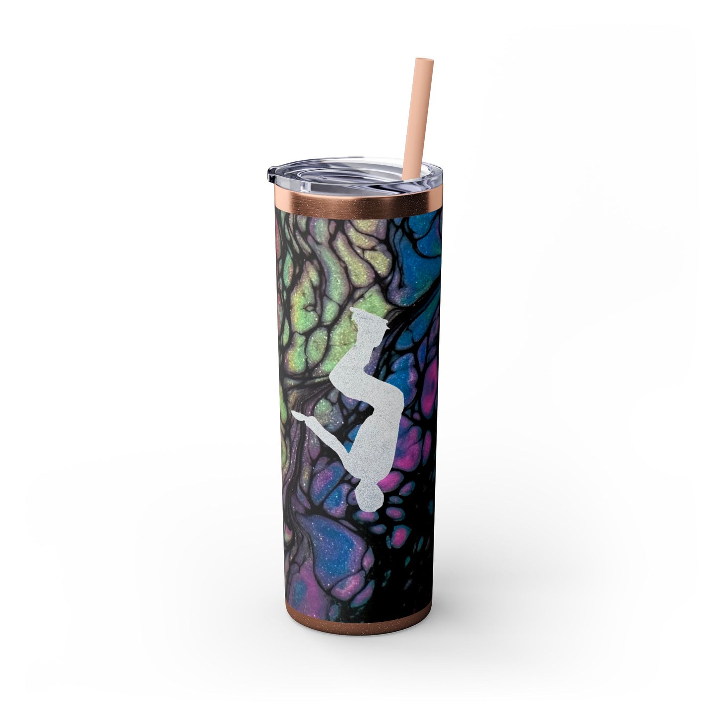 Figure Skating Tumbler,  20oz with straw