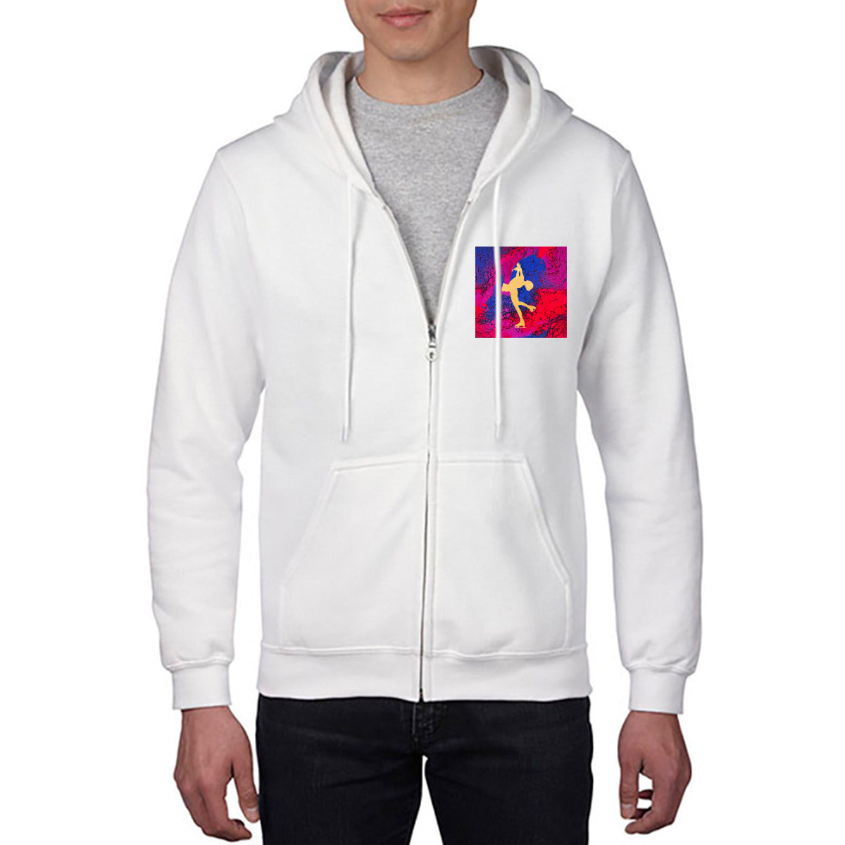 Figure skating Hoodie zip up sweatshirt