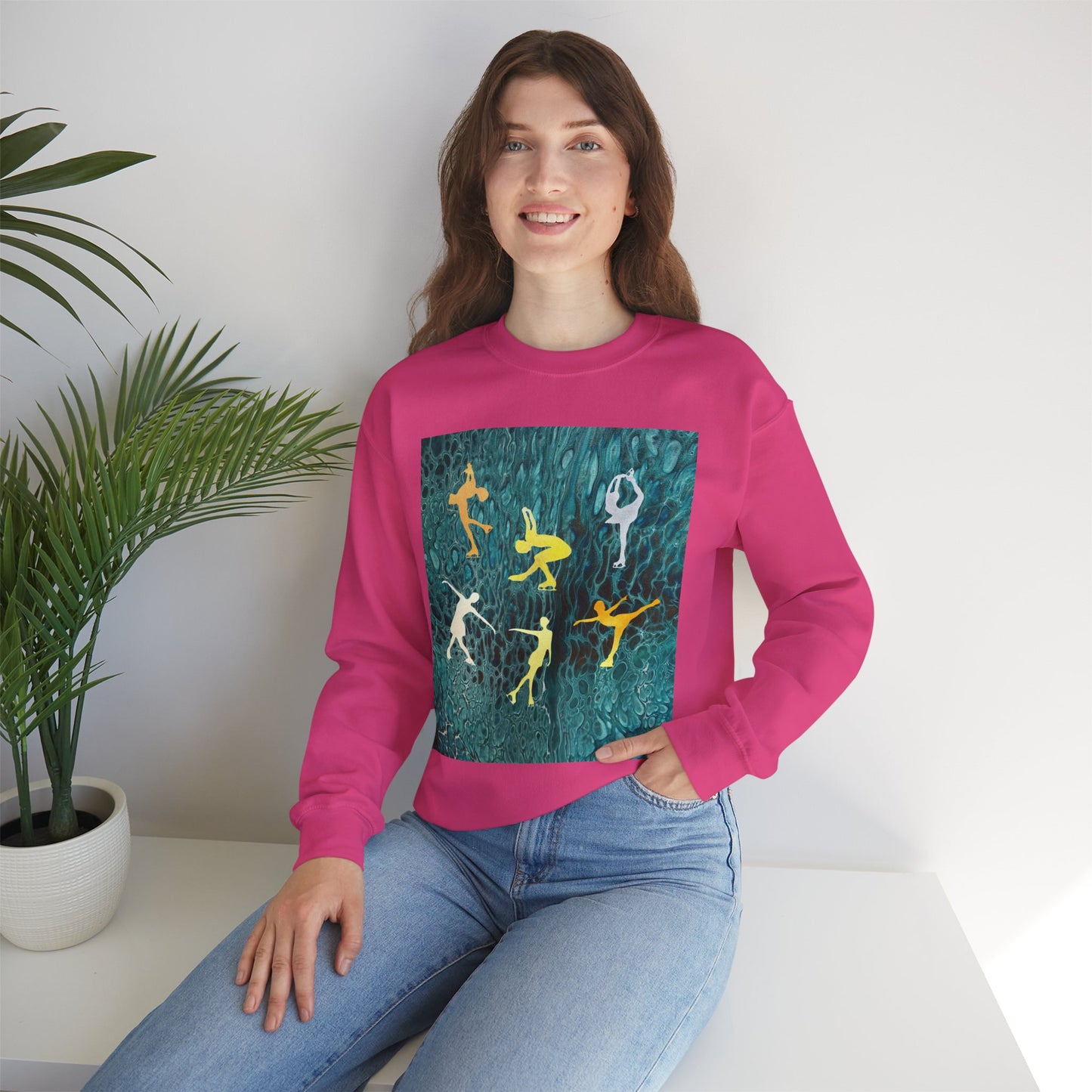 Unisex Figure Skating crewneck Sweatshirt