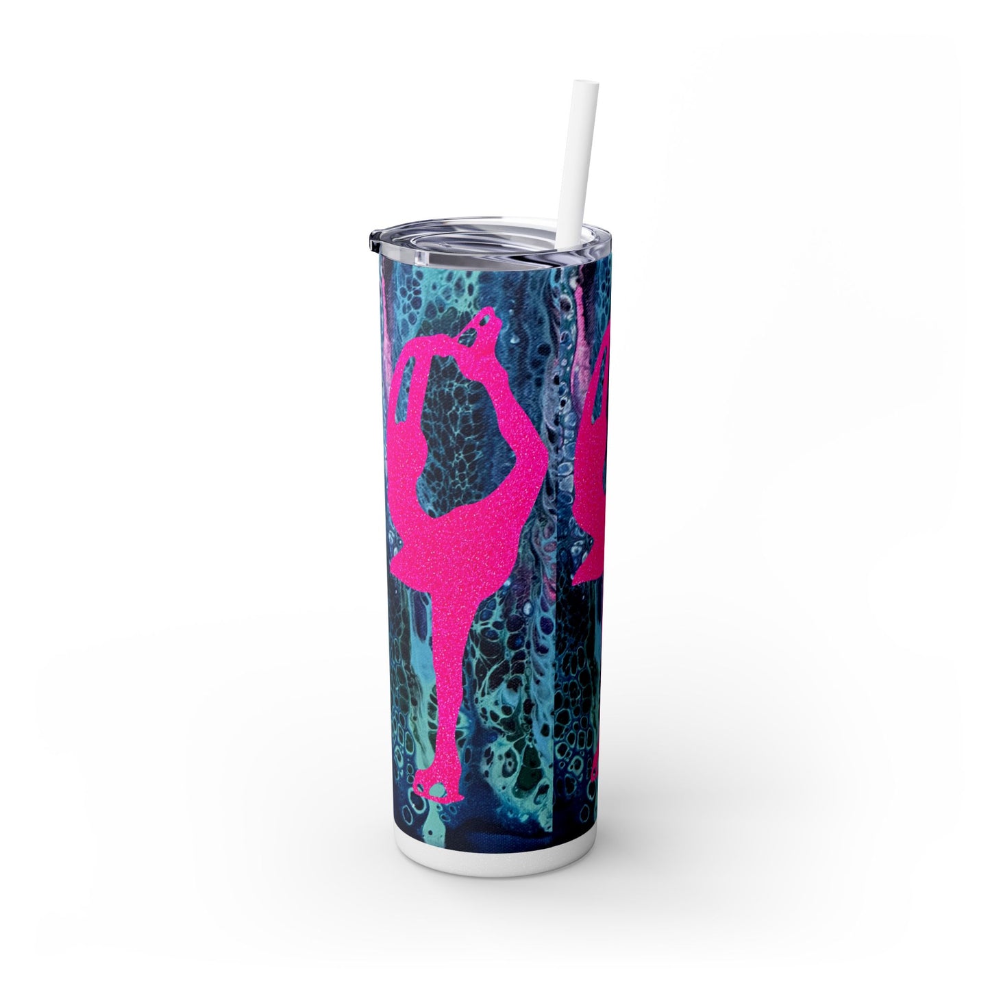 Figure Skating Tumbler, 20oz with straw