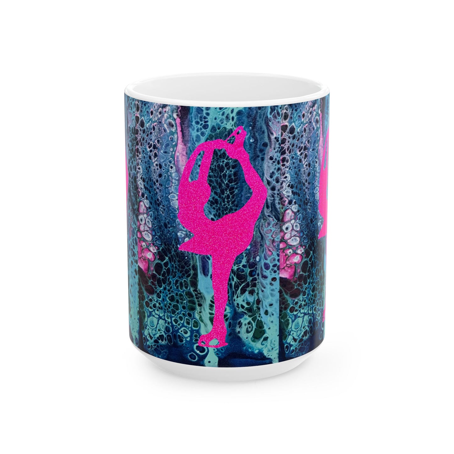 Figure Skating Ceramic Mug, (11oz, 15oz)