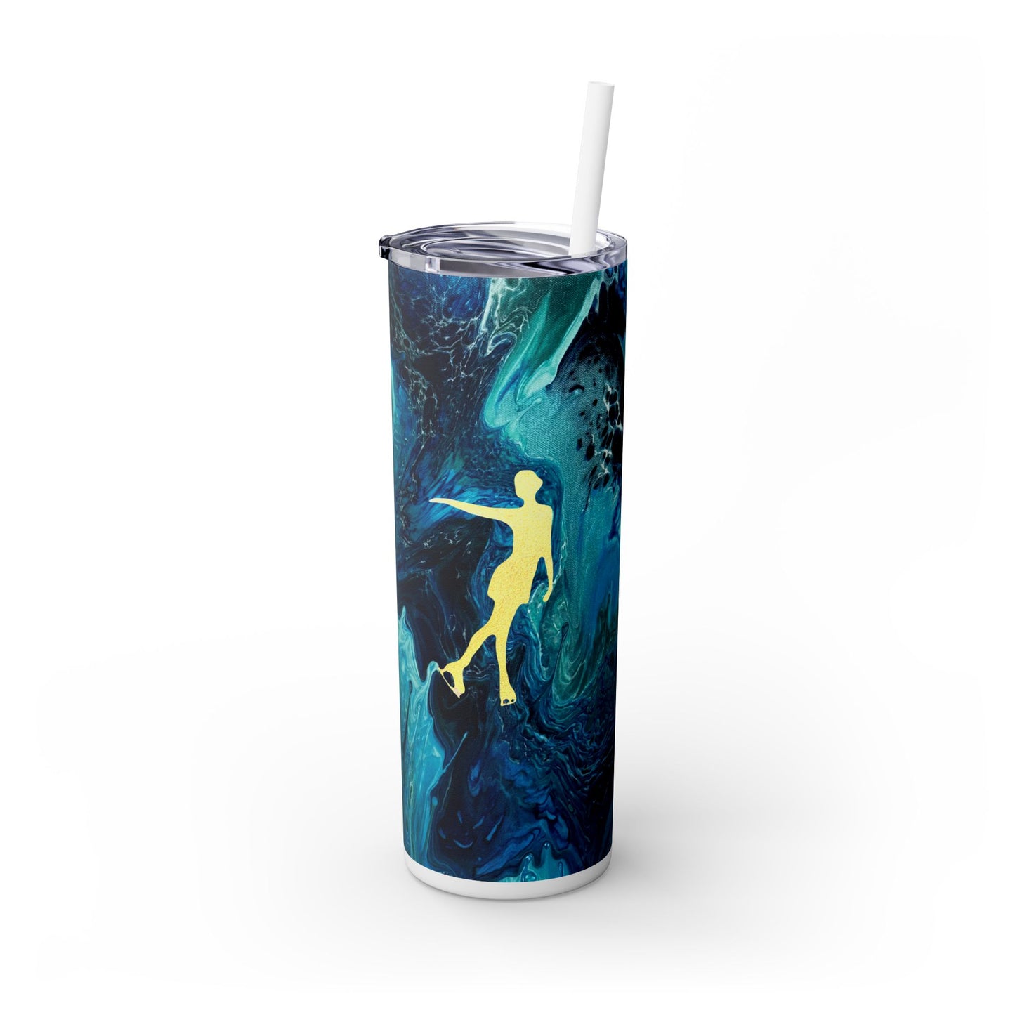 Figure Skating Tumbler, 20oz with straw