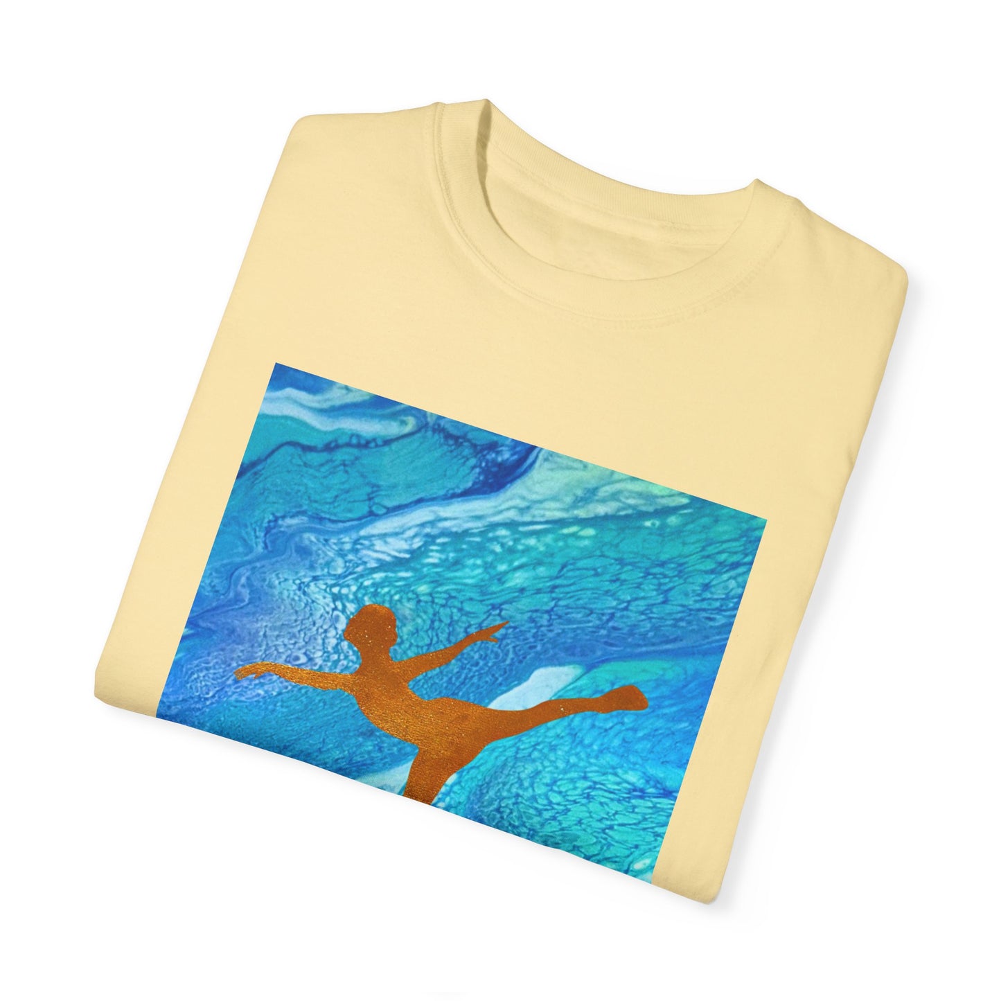 Figure Skating T-shirt—Unisex Garment-Dyed Tee