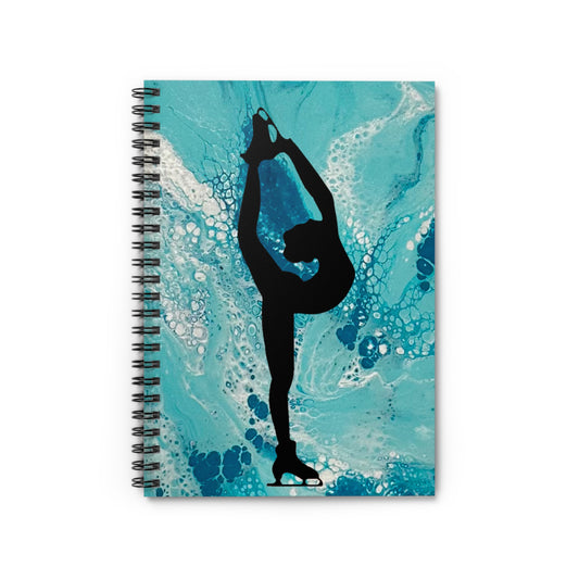 Figure skating Notebook - Ruled Line