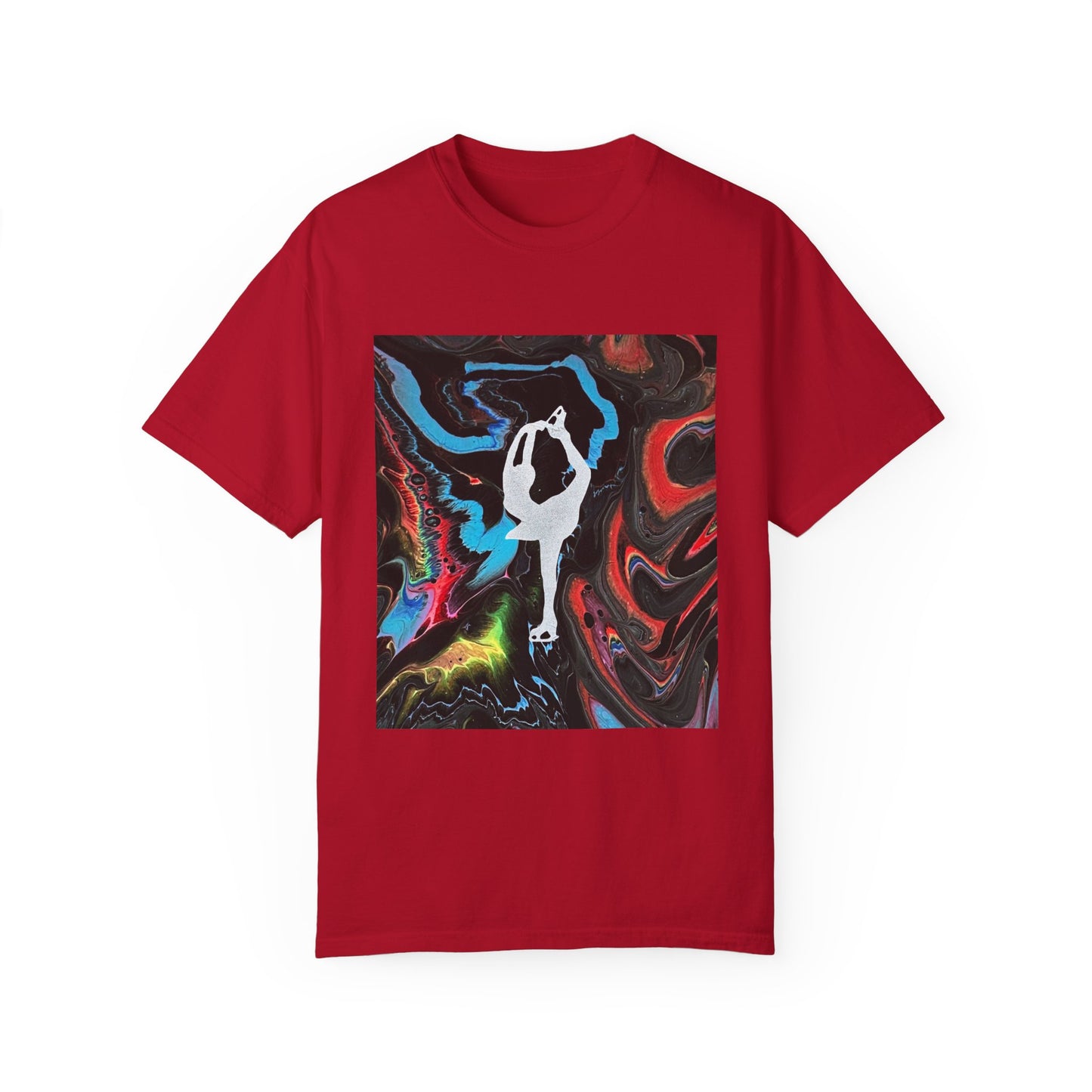 Figure Skating t-shirt,—Unisex Garment-Dyed Tee