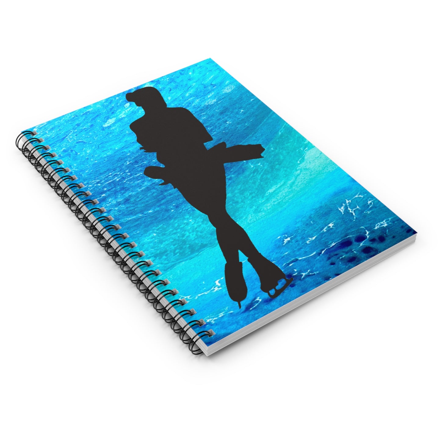 Figure skating Notebook - Ruled Line