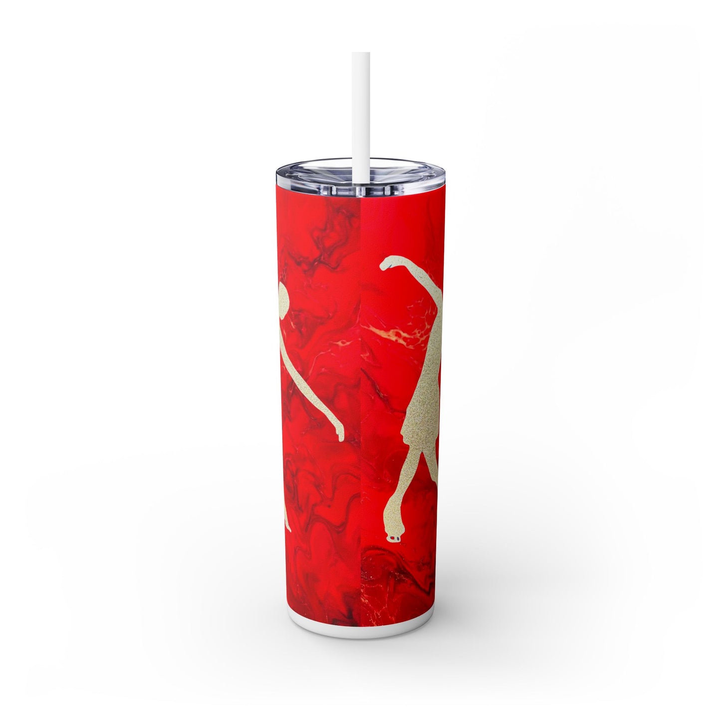 Figure Skating Tumbler, 20oz with straw