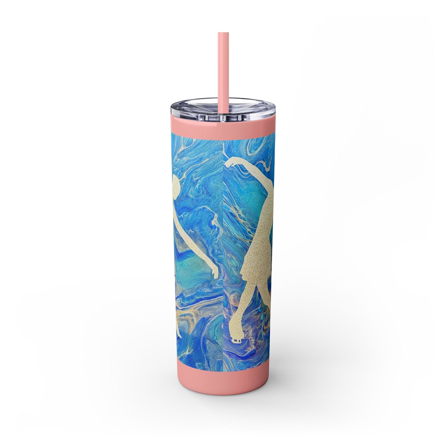 Figure Skating Tumbler, 20oz with straw