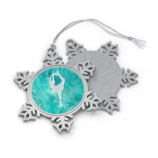 Pewter Snowflake Ornament