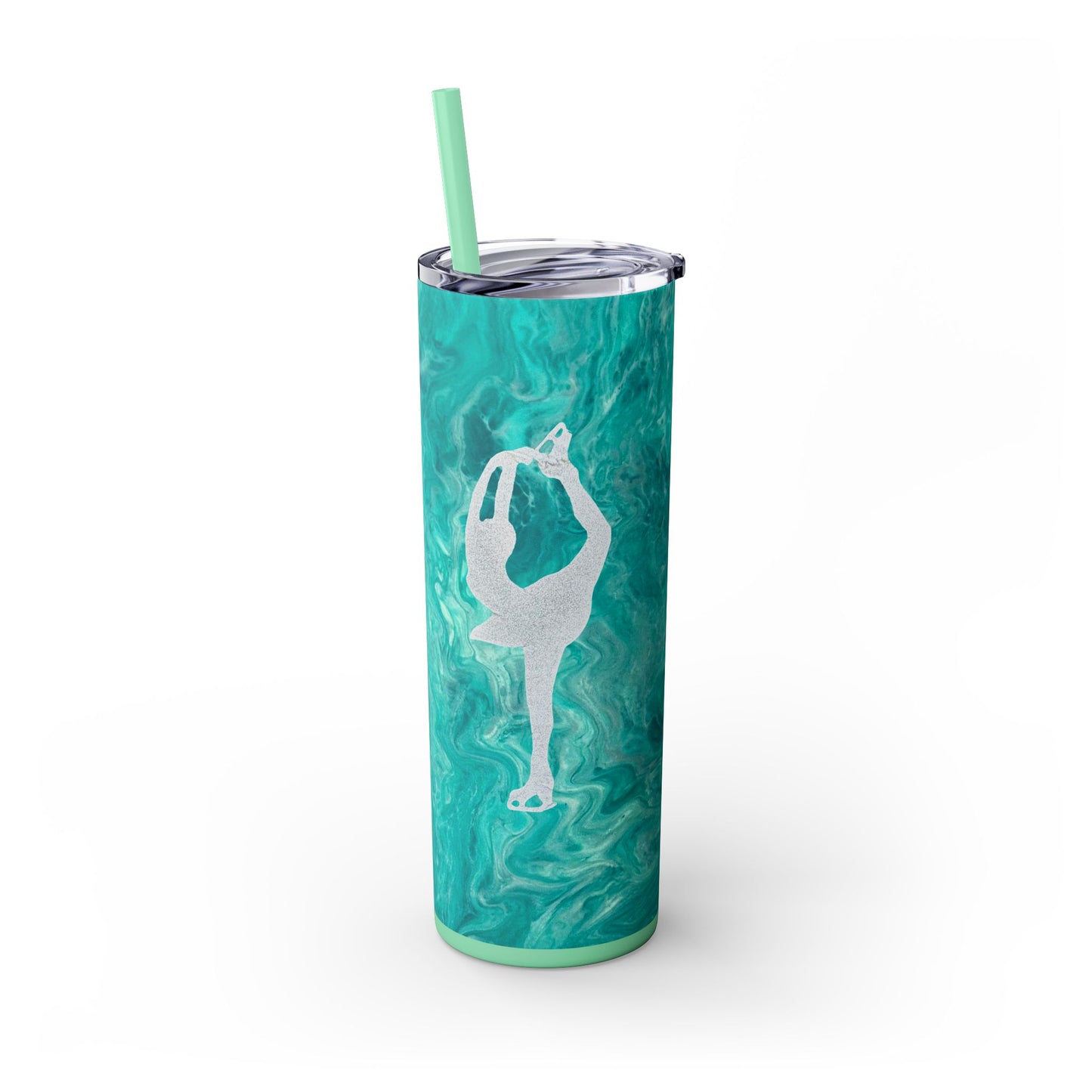 Figure Skating Tumbler, 20oz with straw