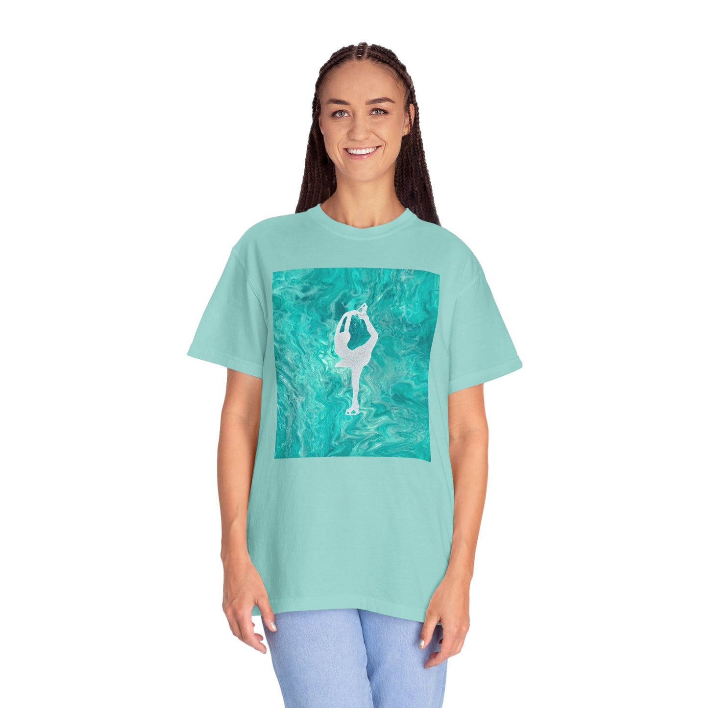 Figure Skating T-shirt—Unisex Garment-Dyed Tee