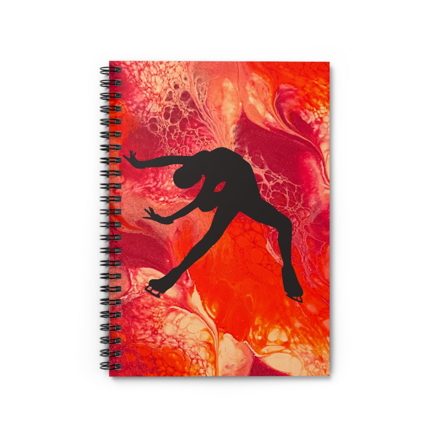 Figure skating Notebook - Ruled Line