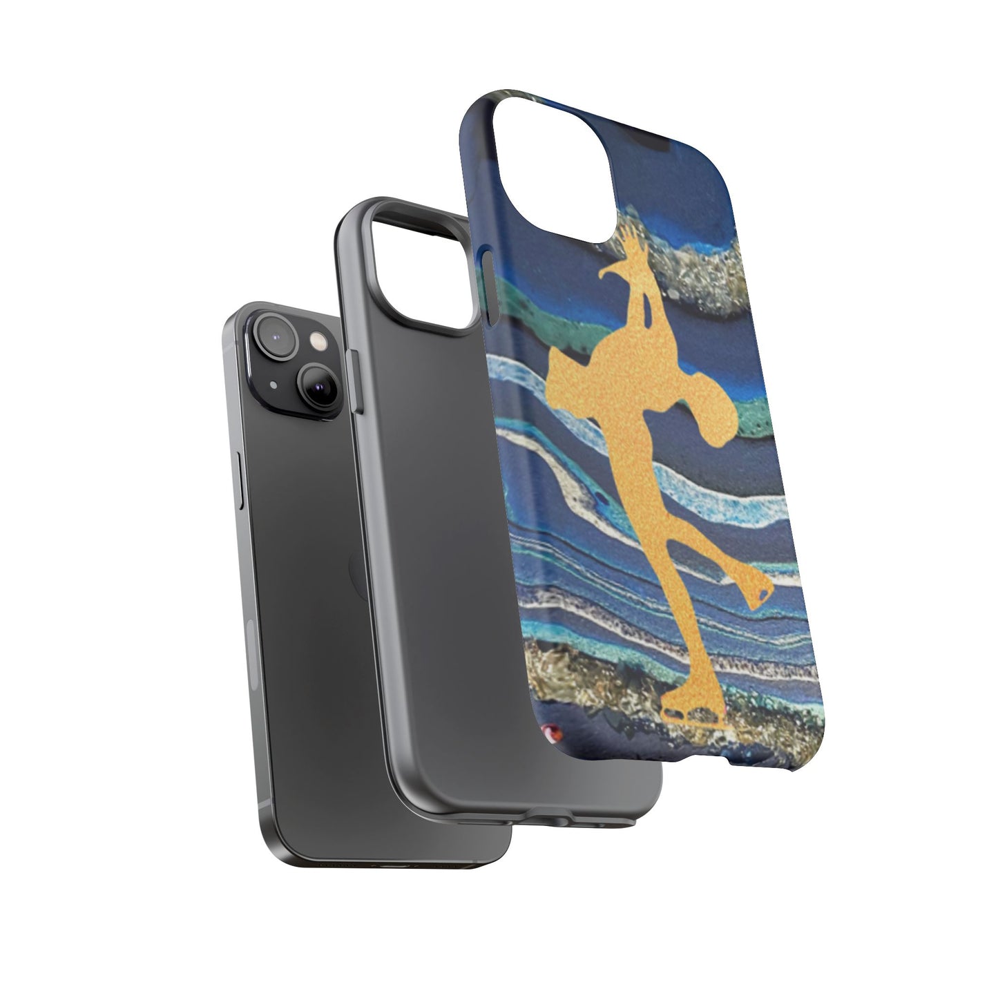 Figure skating phone case