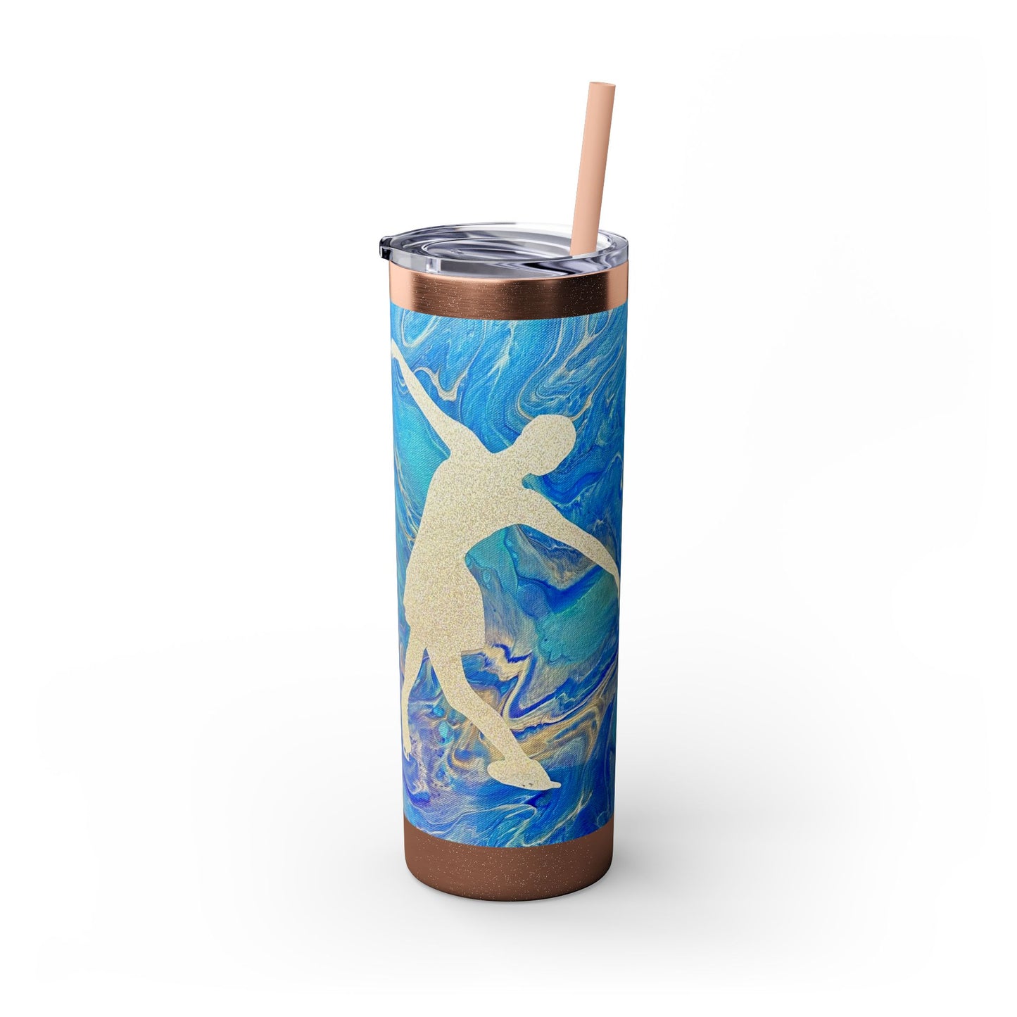 Figure Skating Tumbler, 20oz with straw