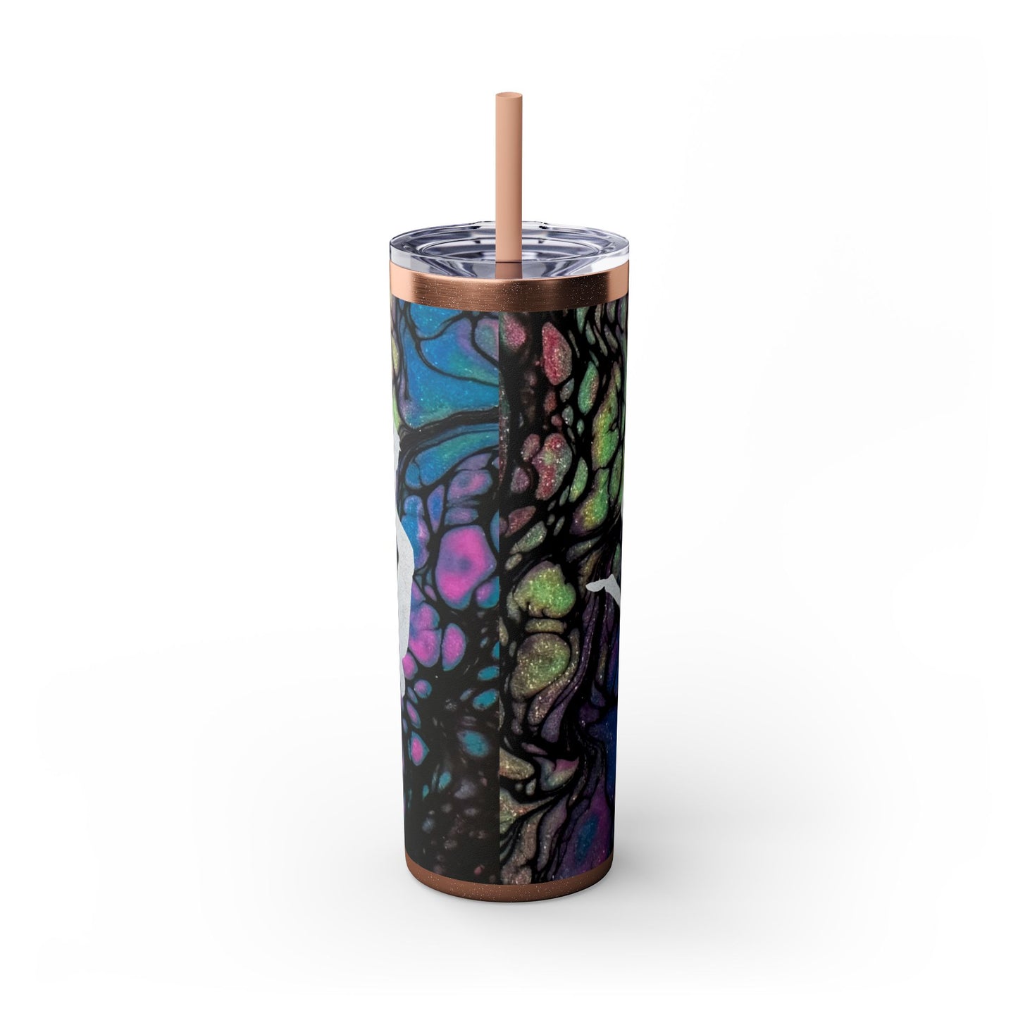 Figure Skating Tumbler,  20oz with straw