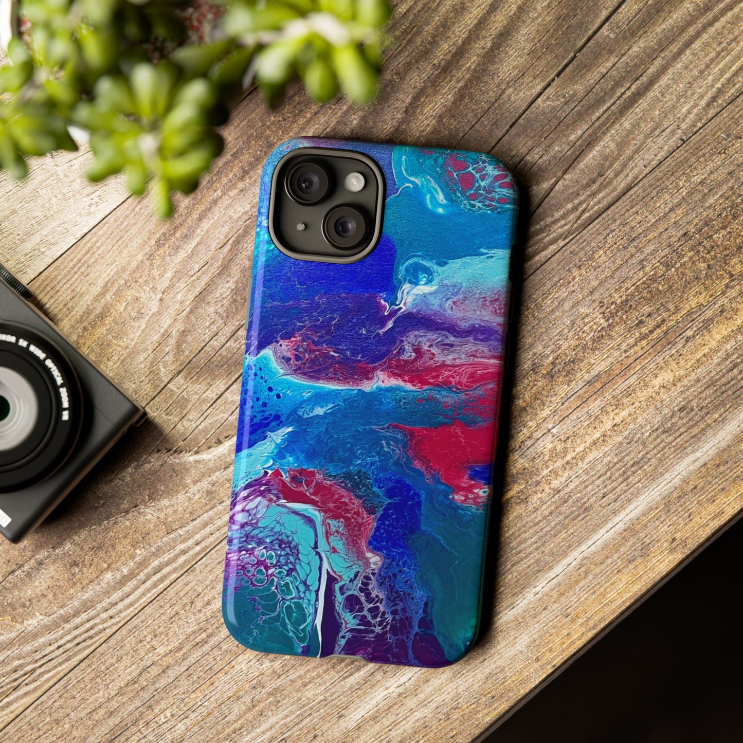 Tough Phone Case for iPhone, Samsung and Google pixel devices with Artwork Design