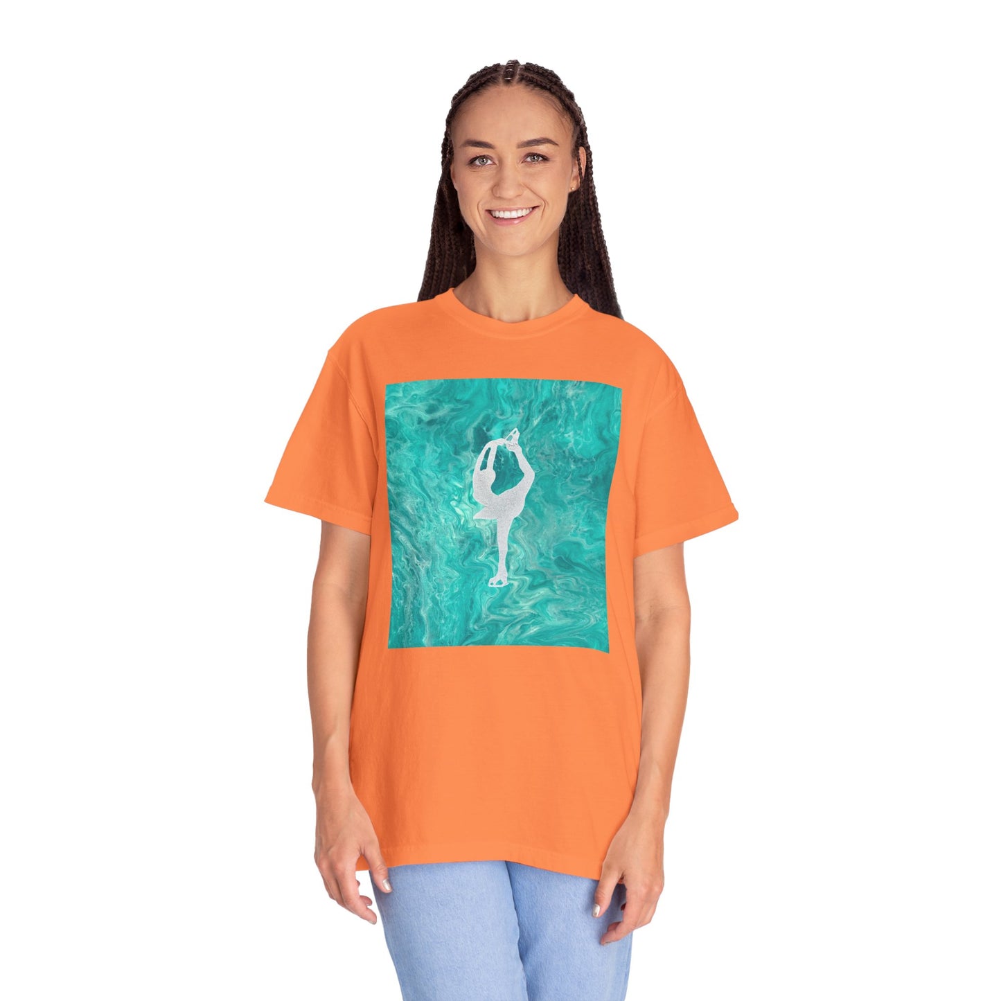 Figure Skating T-shirt—Unisex Garment-Dyed Tee