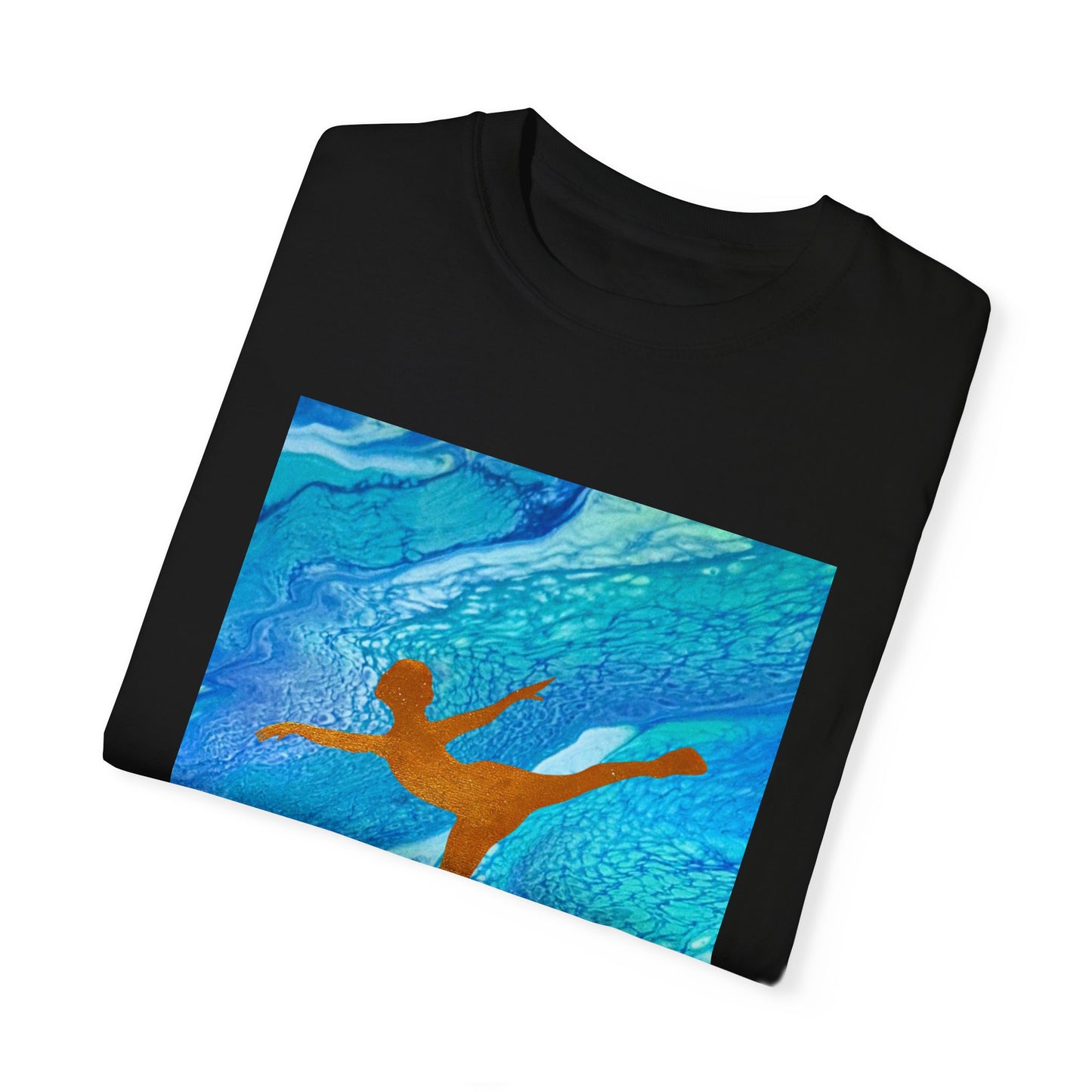 Figure Skating T-shirt—Unisex Garment-Dyed Tee