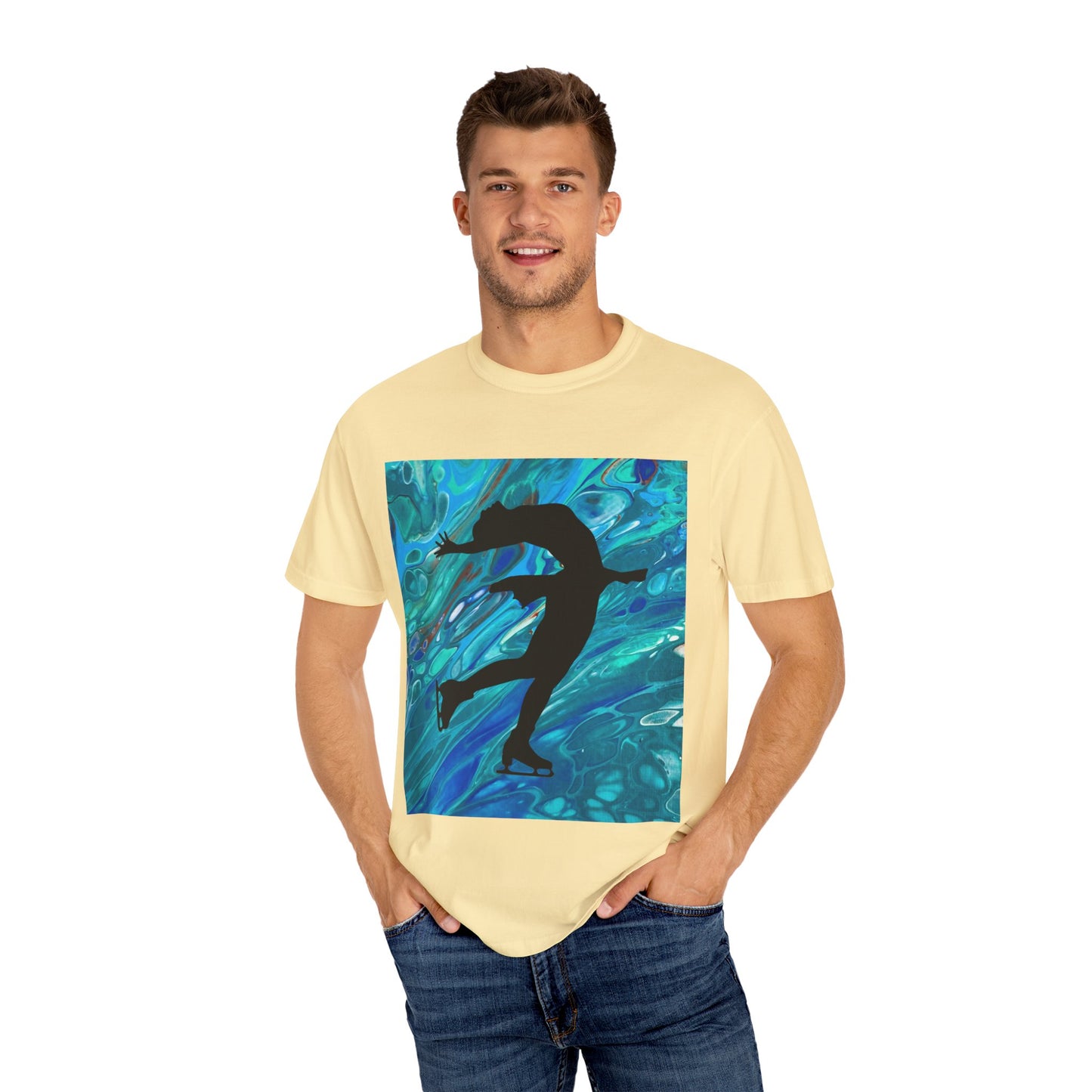 Figure Skating T-Shirt - Unisex Garment-Dyed Tee