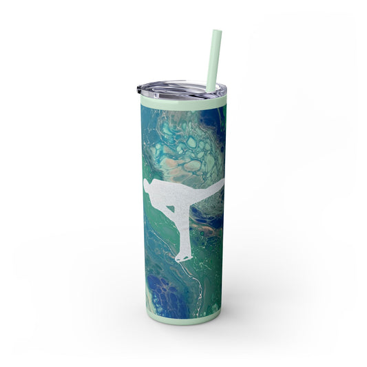 Figure Skating Tumbler, 20oz with Straw