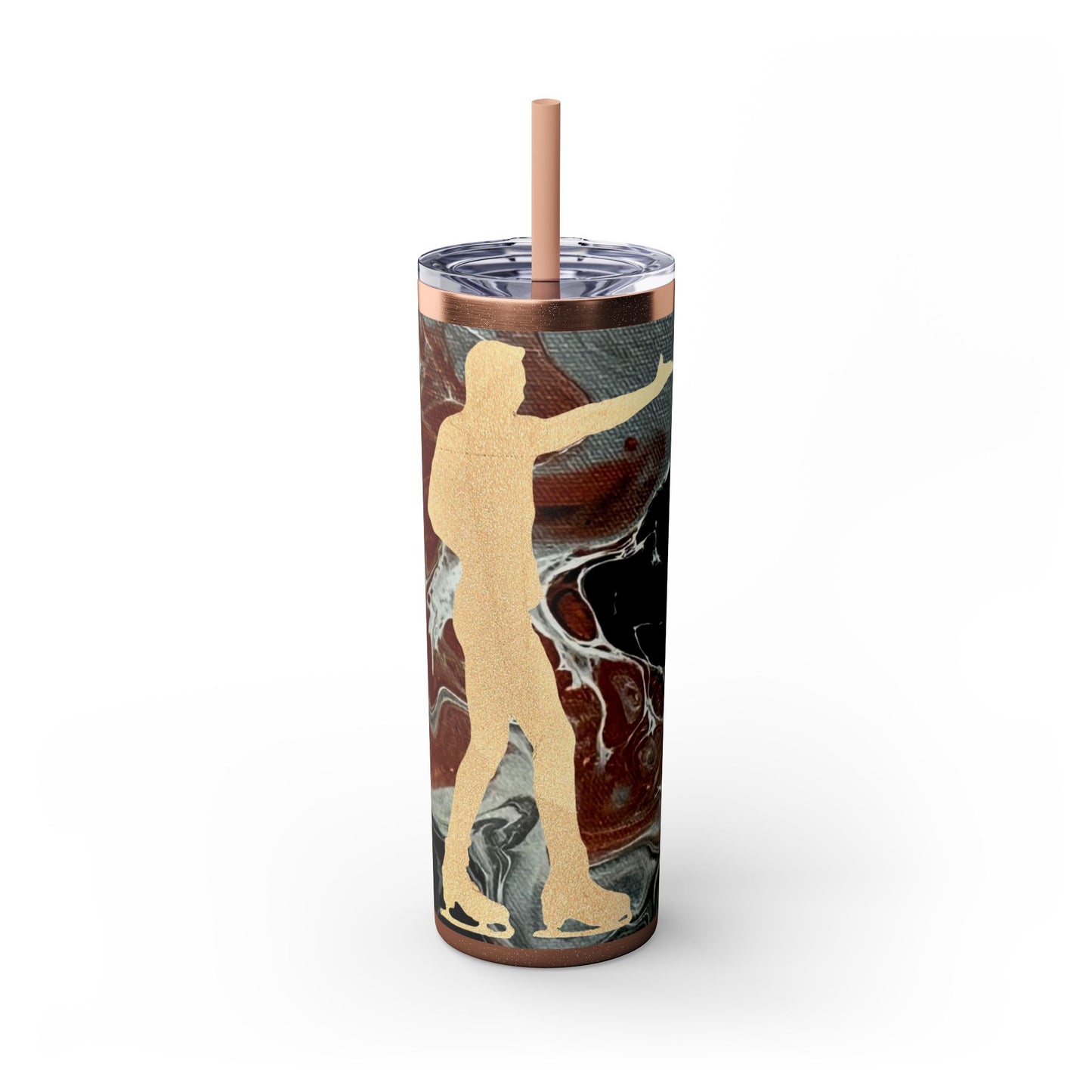 Figure Skating Tumbler, 20oz with straw