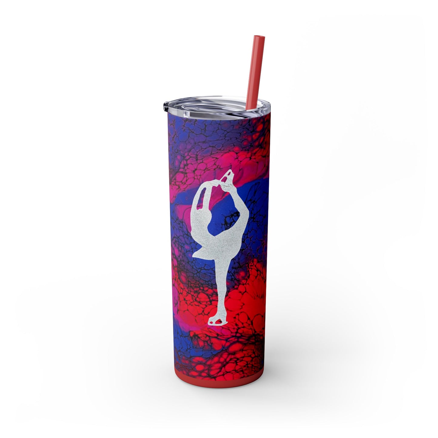 Figure Skating Tumbler, 20oz with straw