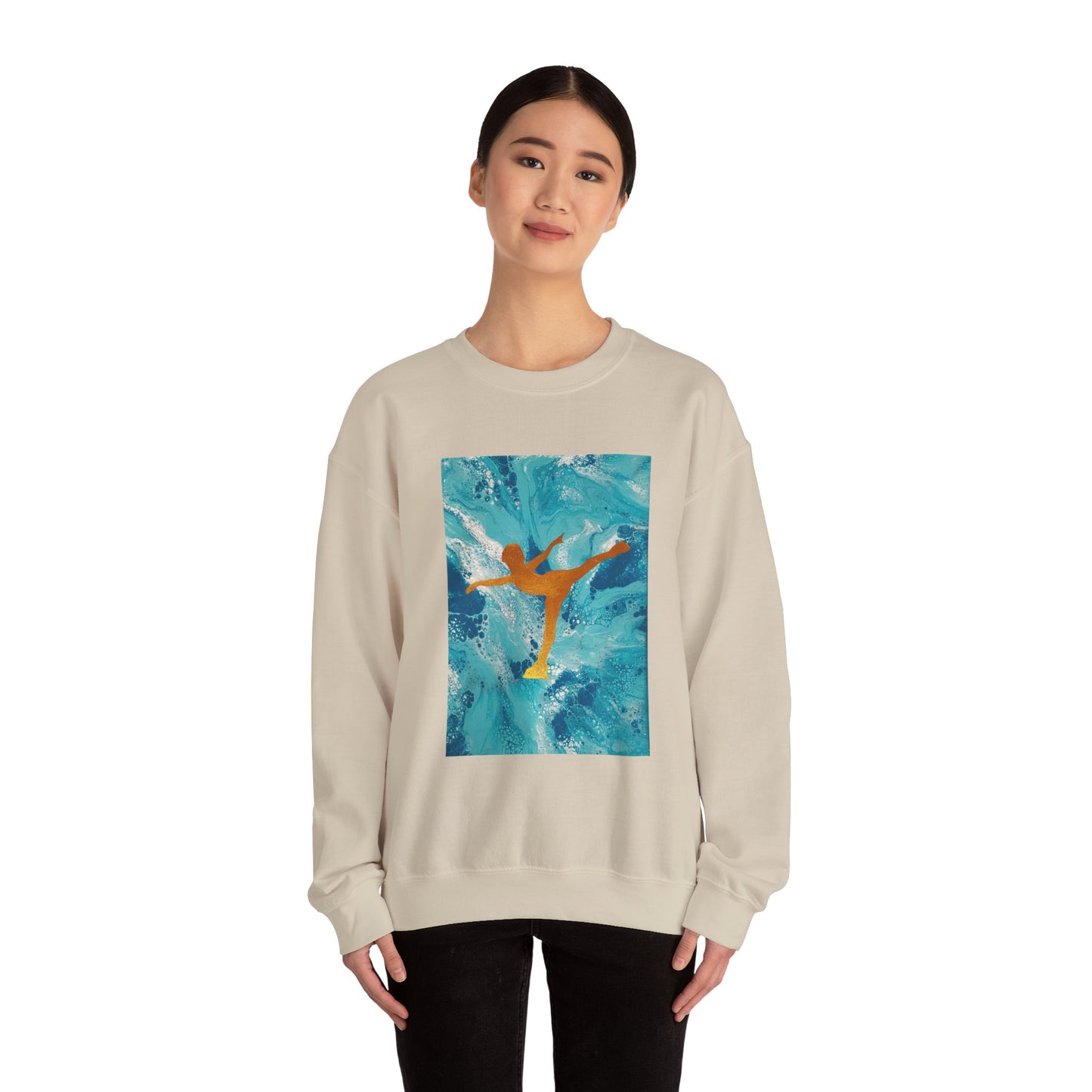 Unisex Figure skating crewneck Sweatshirt