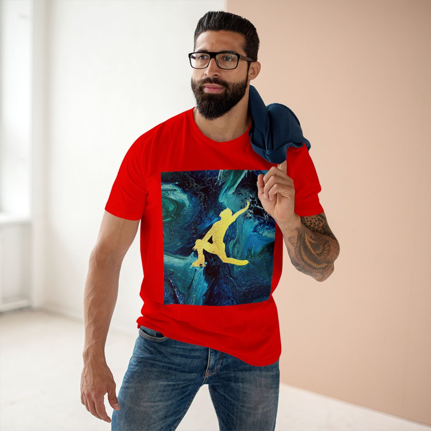 Men's figure skating T-shirt