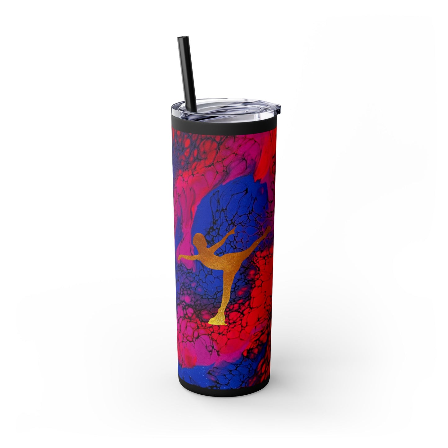 Figure Skating Tumbler, 20oz with straw