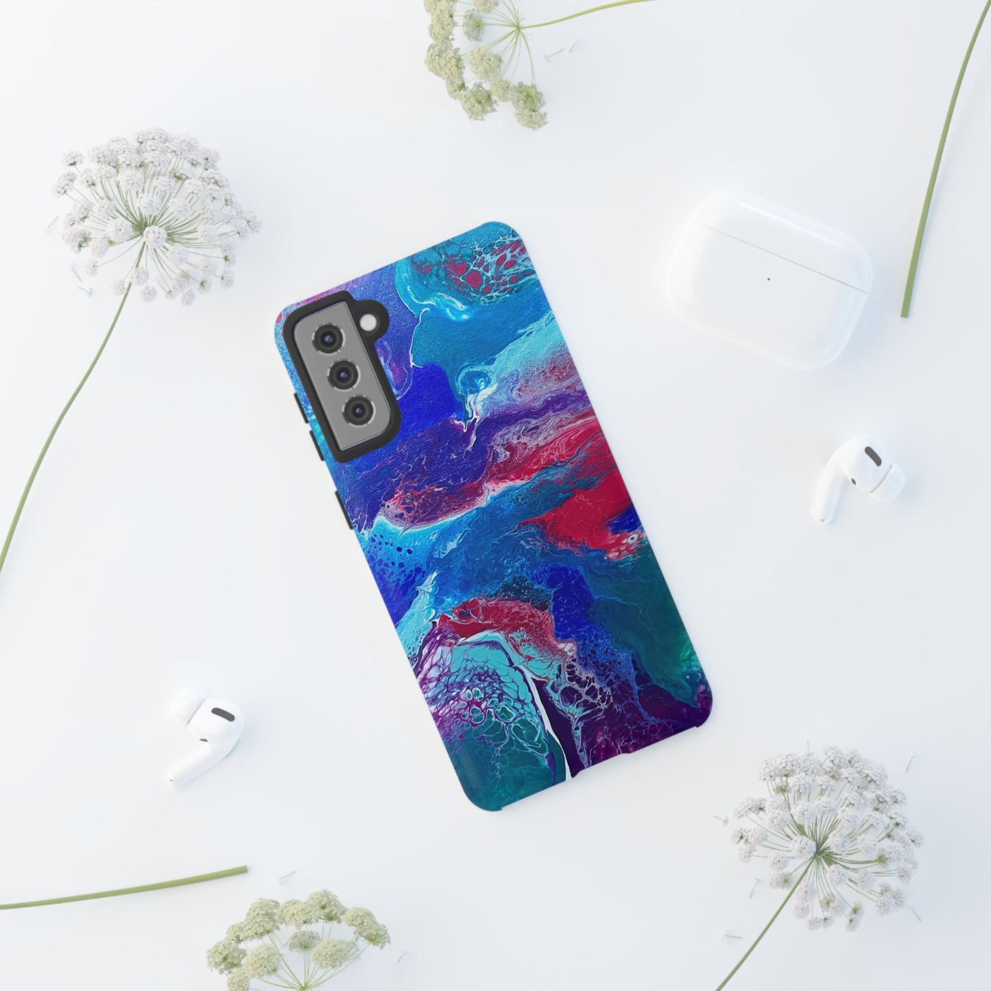 Tough Phone Case for iPhone, Samsung and Google pixel devices with Artwork Design