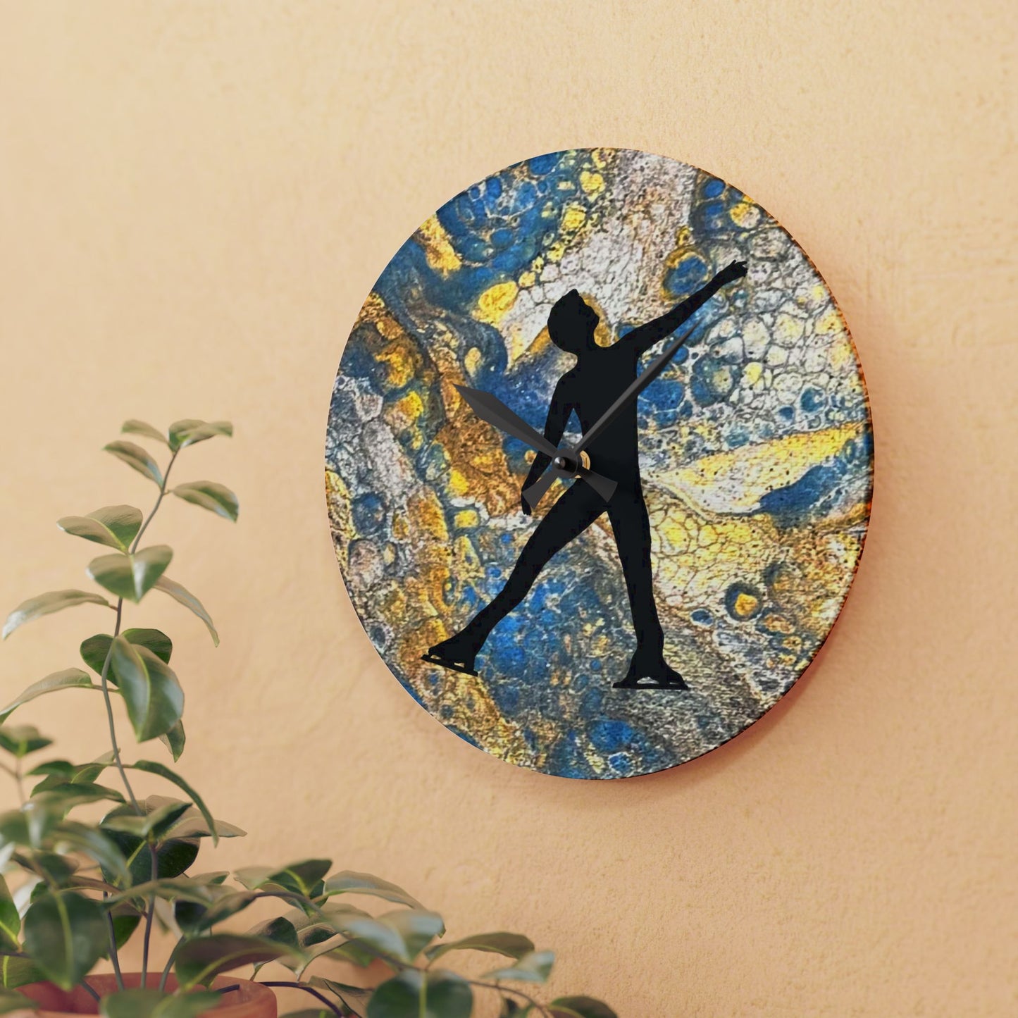 Figure skating Wall Clock