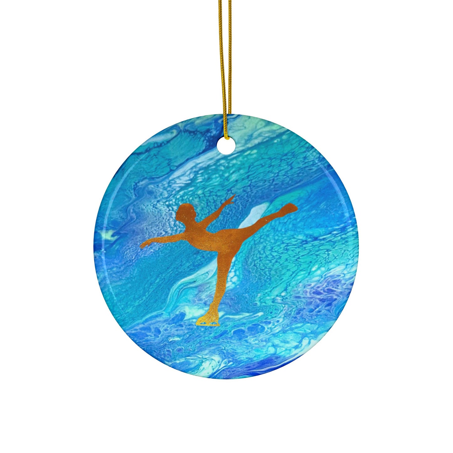 Figure Skating Ceramic Ornaments