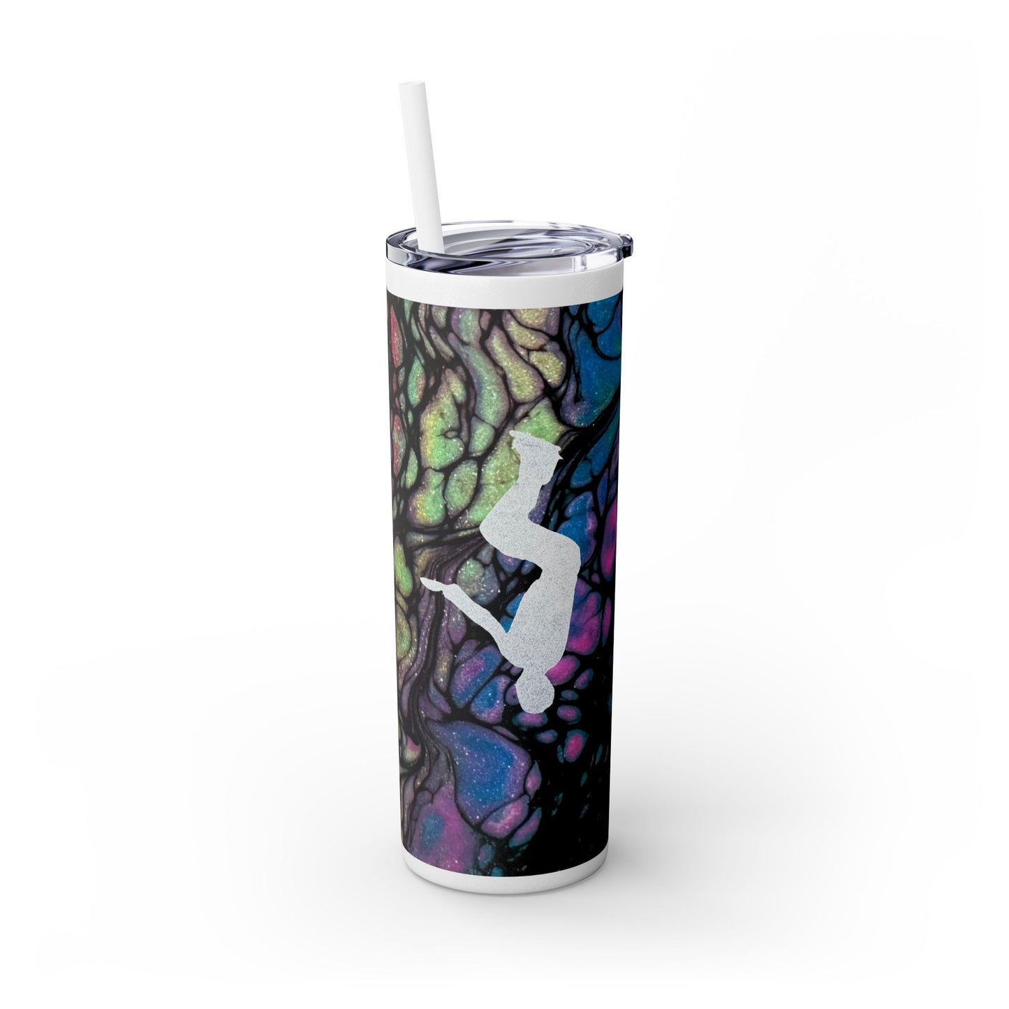 Figure Skating Tumbler,  20oz with straw