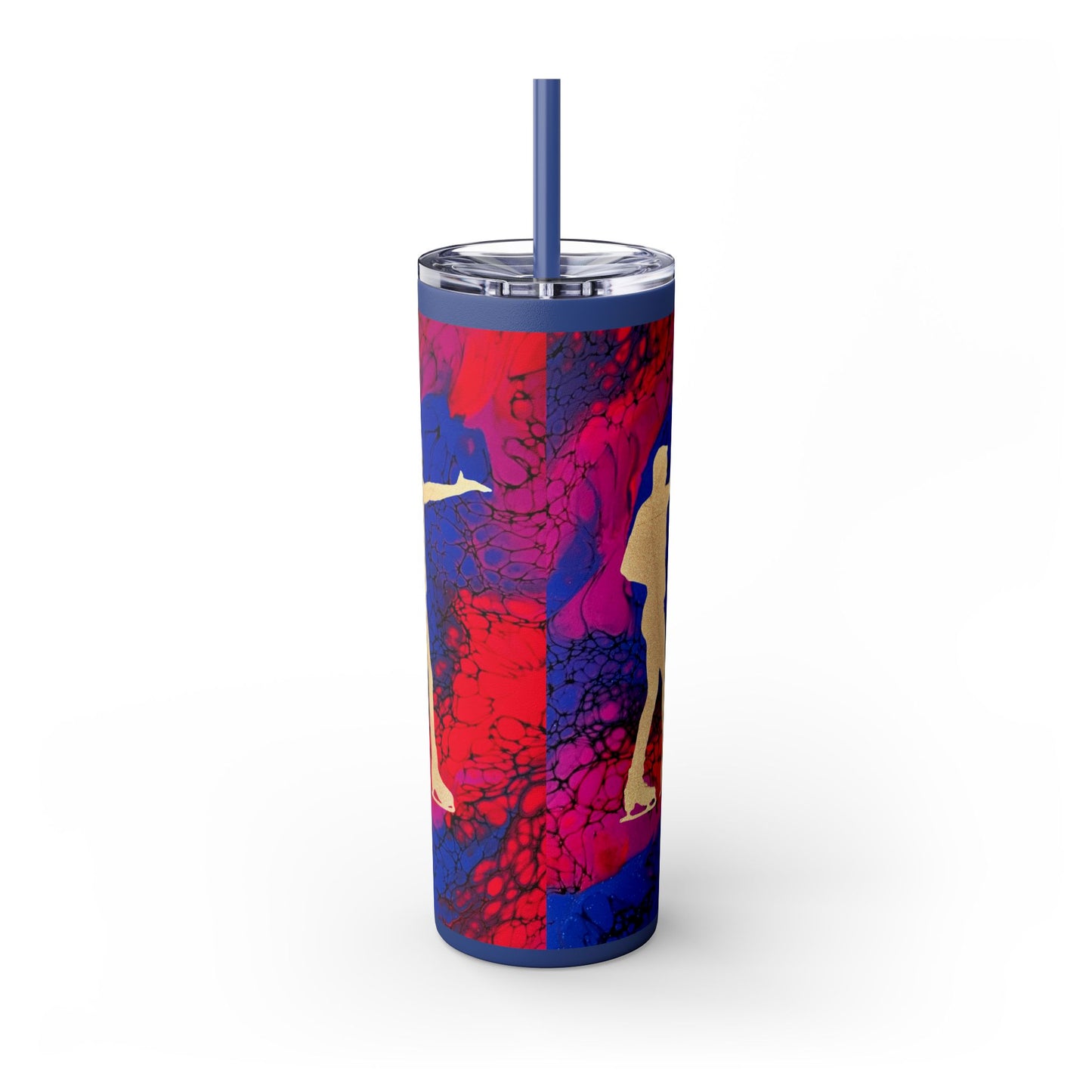 Figure Skating Tumbler, 20oz with straw