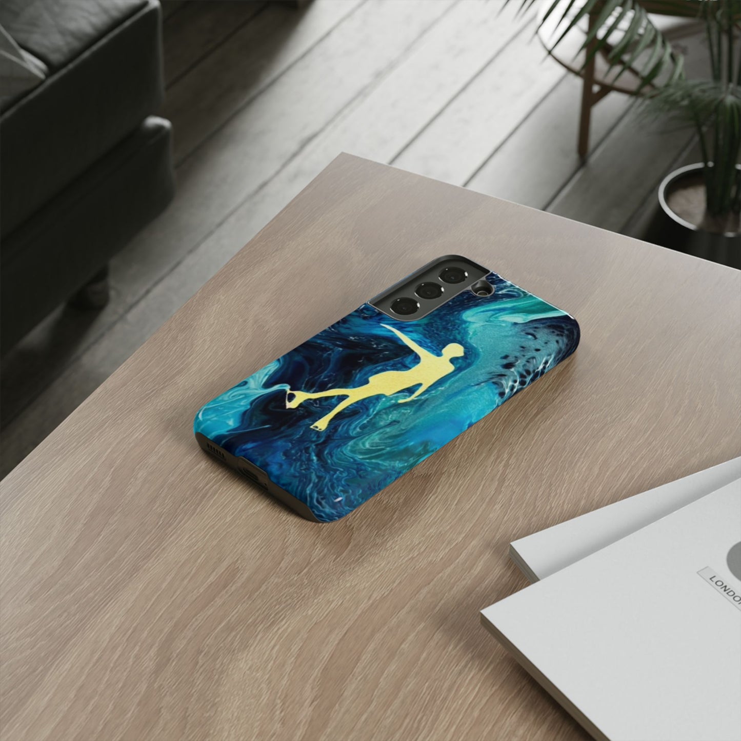 Figure skating phone case