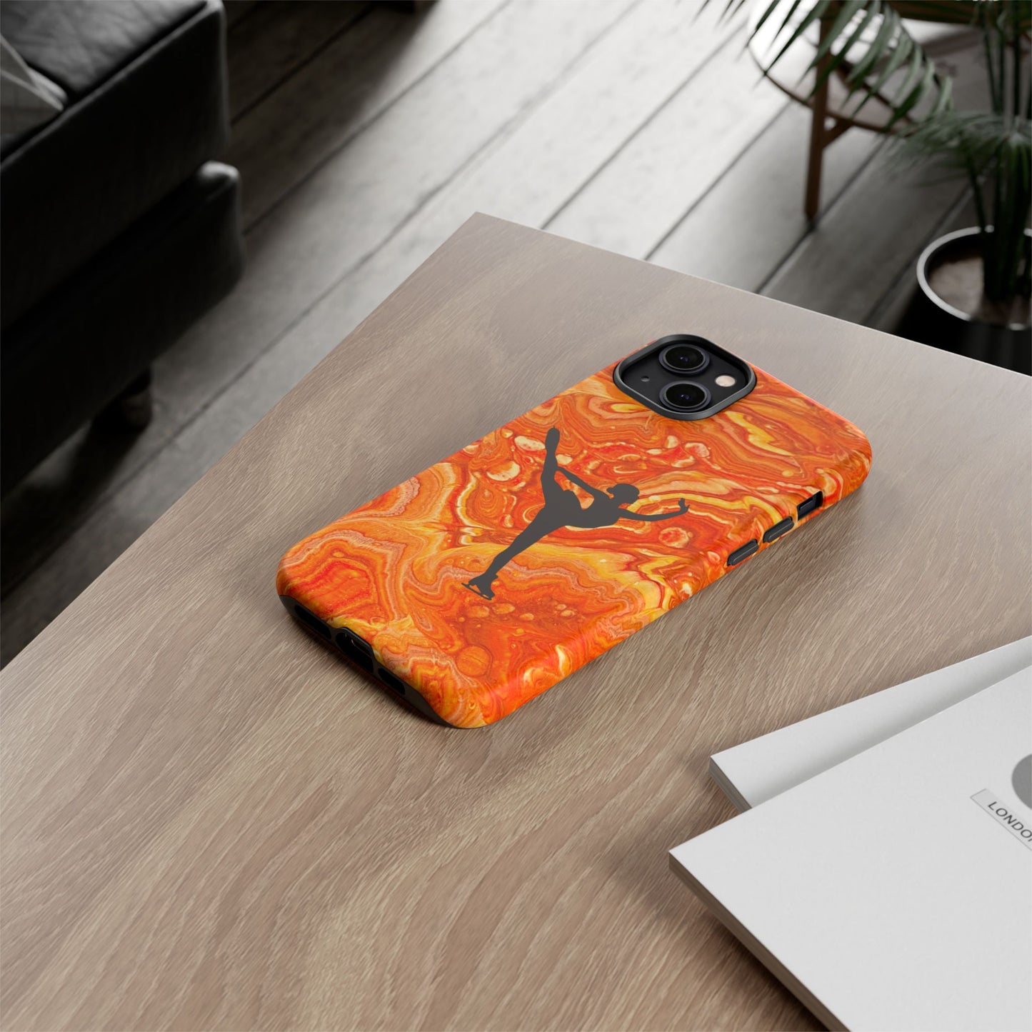 Figure skating phone case